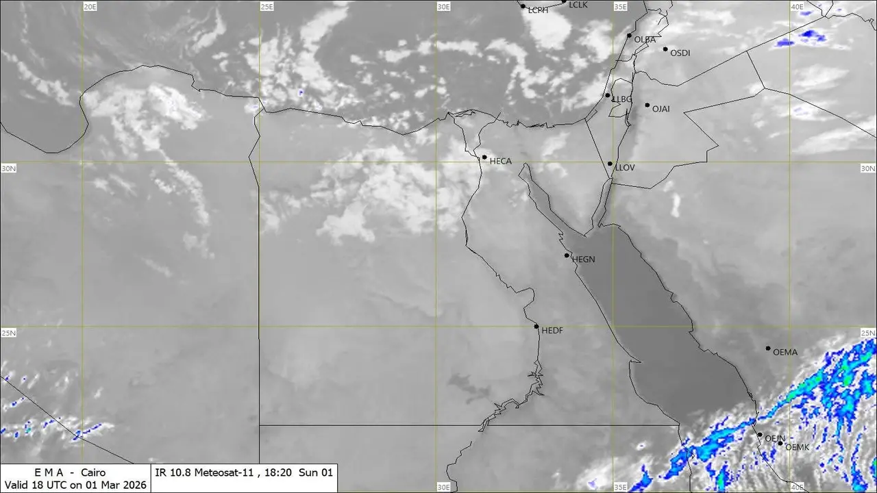 طقس الخميس 5 مارس شديد البرودة خلال ساعات الليل والصباح الباكر